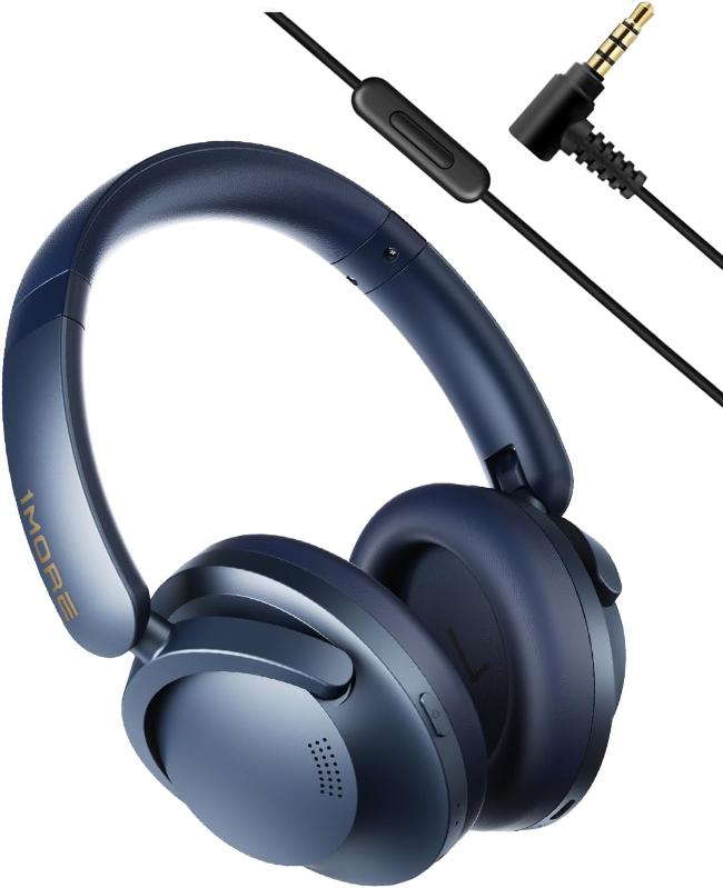 1MORE SonoFlow Pro ワイヤレスヘッドホン ブルー ANC 1MORE SonoFlow Pro Noise Cancelling Over Ear Headphones – 1MORE UK